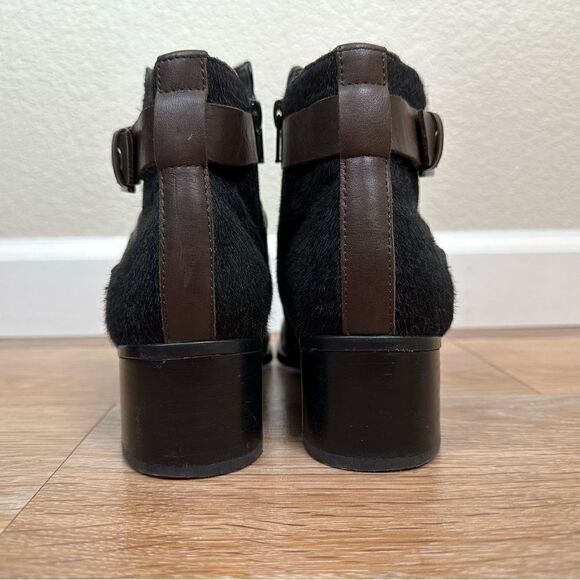 Naturalizer Drea Women’s Size 7 Leather Calf Fur Grommet Ankle Booties - Picture 10 of 13